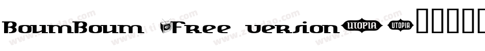BoumBoum (Free version)字体转换